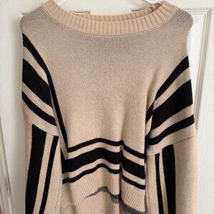 Beige & Black Jumper